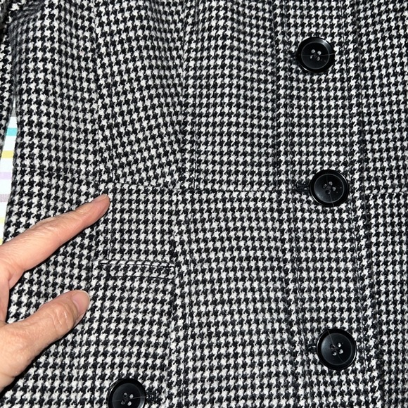 BR wool houndstooth coat - Picture 6 of 10